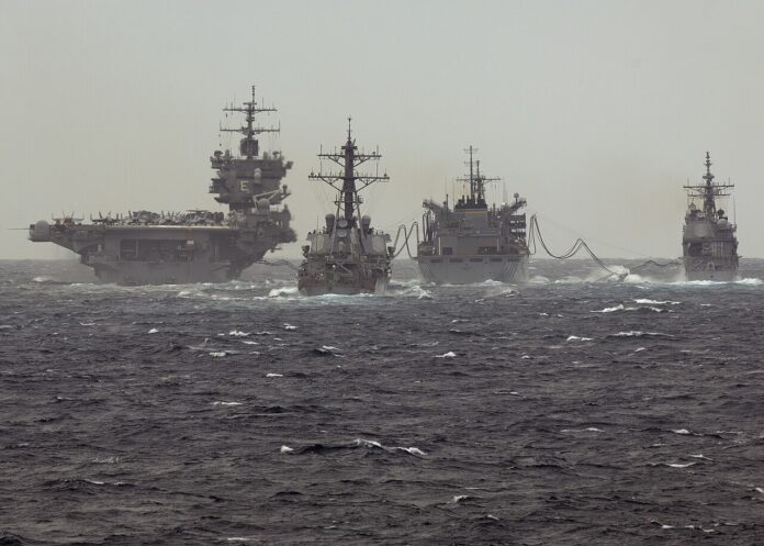 1280px-Flickr_-_Official_U.S._Navy_Imagery_-_U.S._Navy_ships_participate_in_an_replenishment_at_sea.
